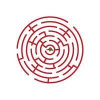 Maze game for kids. Labyrinth conundrum. Find the right path. children's activity page illustrations for various design purposes. Design digital illustration elements educational vector
