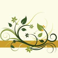 Floral background design illustration vector