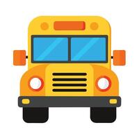 Create a minimal and simple School bus sketch art illustration, white background vector