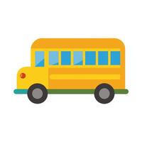 Create a minimal and simple School bus sketch art illustration, white background vector