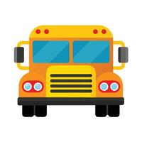 Create a minimal and simple School bus sketch art illustration, white background vector