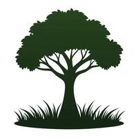 Tree sketch art illustration white background vector