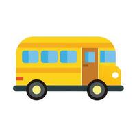 Create a minimal and simple School bus sketch art illustration, white background vector