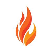Create a minimal and simple fire flames sketch art illustration, white background vector