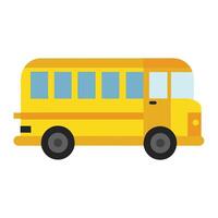 Create a minimal and simple School bus sketch art illustration, white background vector