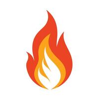 Create a minimal and simple fire flames sketch art illustration, white background vector