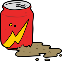 cartoon can of soda drawing png