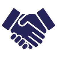 Handshake icon sketch art illustration isolated white background vector