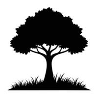 Tree sketch art illustration white background vector
