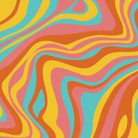Psychedelic groovy background. Colorful abstract background. vector