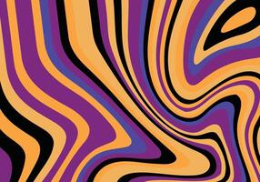 Psychedelic groovy background. Colorful abstract background. vector