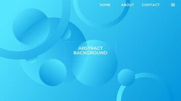 ABSTRACT BLUE GRADIENT BACKGROUND SMOOTH COLORFUL DESIGN WITH GEOMETRIC SHAPES TEMPLATE GOOD FOR MODERN WEBSITE, WALLPAPER, COVER DESIGN vector
