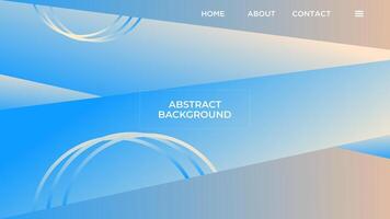 ABSTRACT BLUE GRADIENT BACKGROUND SMOOTH COLORFUL DESIGN WITH GEOMETRIC SHAPES TEMPLATE GOOD FOR MODERN WEBSITE, WALLPAPER, COVER DESIGN vector
