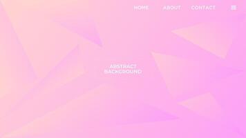ABSTRACT SOFT PINK GRADIENT BACKGROUND SMOOTH COLORFUL DESIGN WITH GEOMETRIC SHAPES TEMPLATE GOOD FOR MODERN WEBSITE, WALLPAPER, COVER DESIGN vector