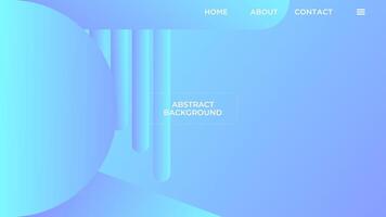 ABSTRACT BLUE GRADIENT BACKGROUND SMOOTH COLORFUL DESIGN WITH GEOMETRIC SHAPES TEMPLATE GOOD FOR MODERN WEBSITE, WALLPAPER, COVER DESIGN vector