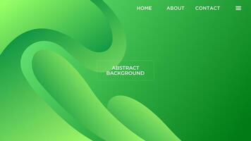 ABSTRACT BACKGROUND ELEGANT GREEN GRADIENT SMOOTH LIQUID COLORFUL DESIGN WITH GEOMETRIC SHAPES TEMPLATE GOOD FOR MODERN WEBSITE, WALLPAPER, COVER DESIGN vector