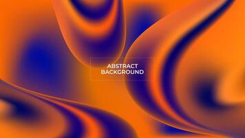 ABSTRACT BACKGROUND ELEGANT BLUE ORANGE GRADIENT MESH SMOOTH LIQUID COLORFUL DESIGN TEMPLATE GOOD FOR MODERN WEBSITE, WALLPAPER, COVER DESIGN vector