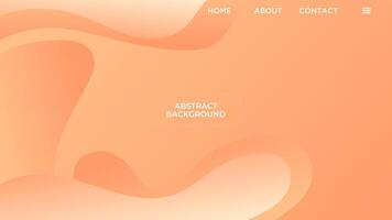 ABSTRACT SOFT ORANGE GRADIENT BACKGROUND SMOOTH COLORFUL DESIGN WITH GEOMETRIC SHAPES TEMPLATE GOOD FOR MODERN WEBSITE, WALLPAPER, COVER DESIGN vector
