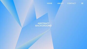 ABSTRACT BLUE GRADIENT BACKGROUND SMOOTH COLORFUL DESIGN WITH GEOMETRIC SHAPES TEMPLATE GOOD FOR MODERN WEBSITE, WALLPAPER, COVER DESIGN vector