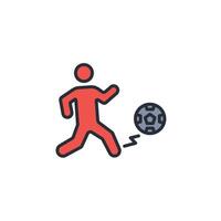 Soccer ball icon. .Editable stroke.linear style sign for use web design,logo.Symbol illustration. vector