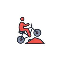 Cycling icon. .Editable stroke.linear style sign for use web design,logo.Symbol illustration. vector