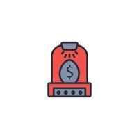 Incubator icon. .Editable stroke.linear style sign for use web design,logo.Symbol illustration. vector