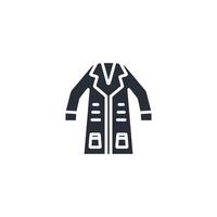 Lab Coat icon. .Editable stroke.linear style sign for use web design,logo.Symbol illustration. vector