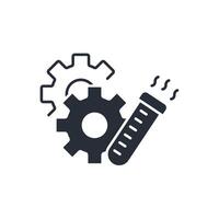 Experimental icon. .Editable stroke.linear style sign for use web design,logo.Symbol illustration. vector