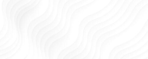 Abstract White Wavy Lines Background vector