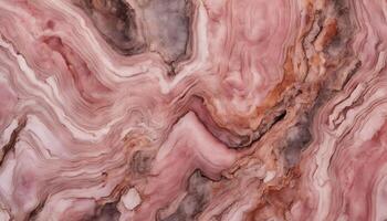 Close-up photo of a smooth, pink marble texture with delicate veins