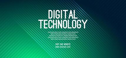 Digital technology speed connect blue green background, cyber nano information, abstract communication, innovation future tech data, internet network connection, Ai big data, line dot illustration vector