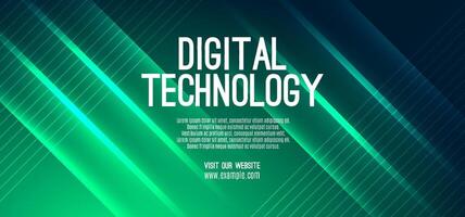 Digital technology speed connect blue green background, cyber nano information, abstract communication, innovation future tech data, internet network connection, Ai big data, line dot illustration vector