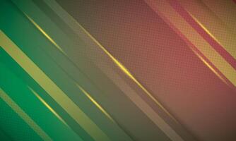 Abstract background of red and green in gradient color design with yellow light for burkina faso independence day design vector