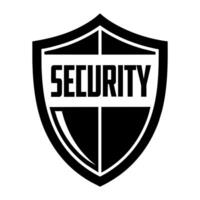security logo with shield concept art illustration vector