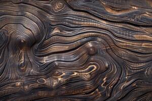 Dark wood texture background surface with old natural patterns photo