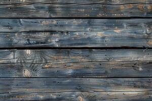 Wooden texture of planks with weathered and rustic appearance, showing natural grain patterns photo