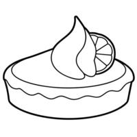 Sweet Treats Coloring Page For Kids Coloring Book vector