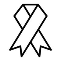 Remembrance Line Icon Design vector