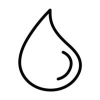 drop Line Icon Design vector