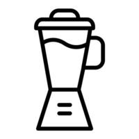 Blender Line Icon Design vector