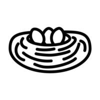 nest Line Icon Design vector