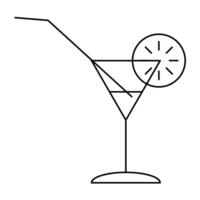 Lemonade Line Icon Design vector
