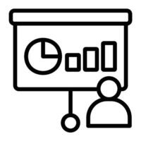 Advanced Training Line Icon Design vector