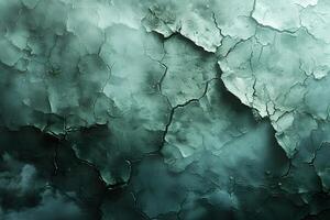 Abstract Weathered Wall Texture Featuring Cracked Paint Layers and Atmospheric Depth for Artistic Design Use photo
