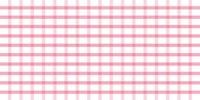 Line Pink Color Seamless Pattern, checkered pink square line, fabric tablecloth design, art retro design. vector