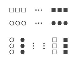 Hamburger menu icon, buttons for website, UI navigation, mobile app, presentation. design elements and user Interface icons. vector