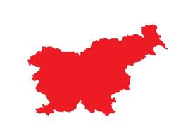 Map of Slovenia. Slovenia Map on white background. vector