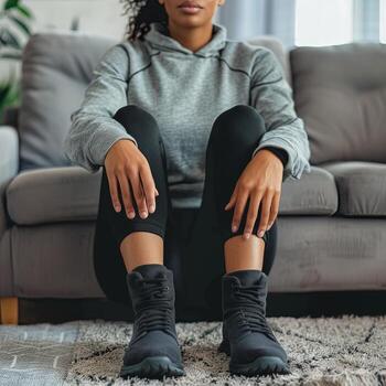 un deportivo mujer vestido en Deportes foto