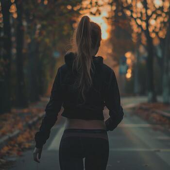 un deportivo mujer vestido en Deportes foto