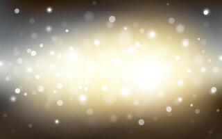 Golden luxury bokeh soft light abstract background, eps 10 illustration bokeh particles, Background decoration vector